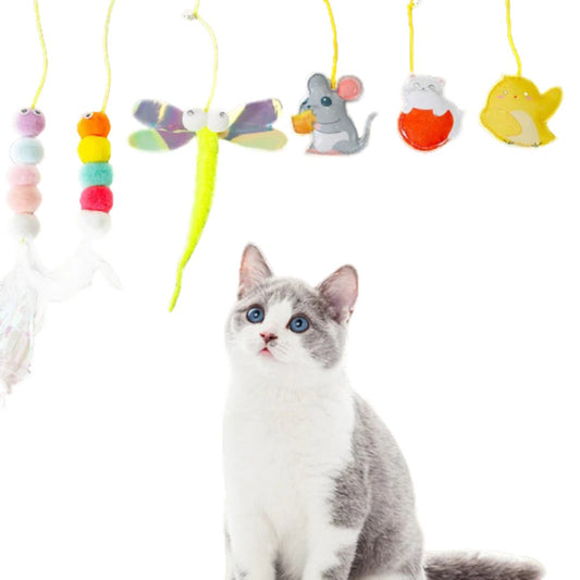 Dangling Cat Toy Set (6 PCS) - MeowMart